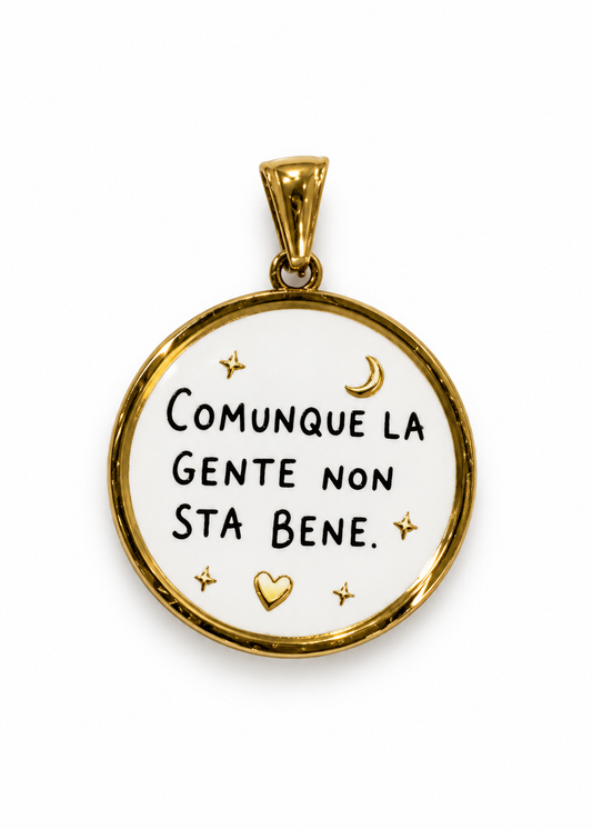 Ciondolo con scritta