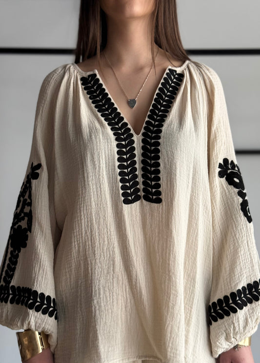 Blusa PHILIALOFT ricamata