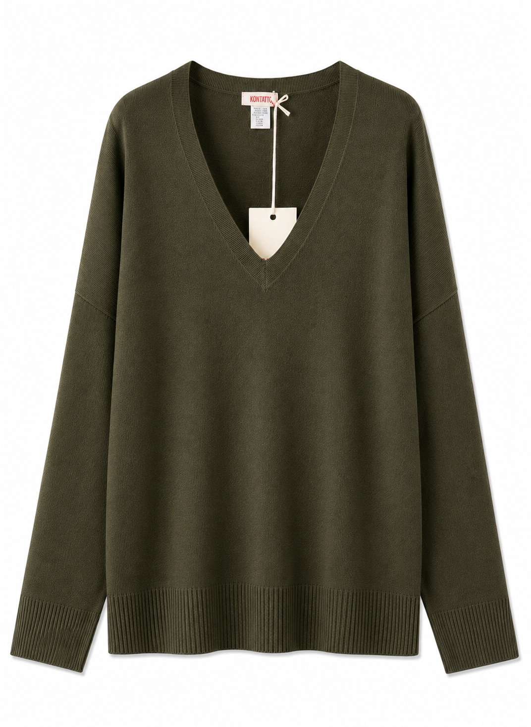 Maglia over militare scollo a V - KONTATTO