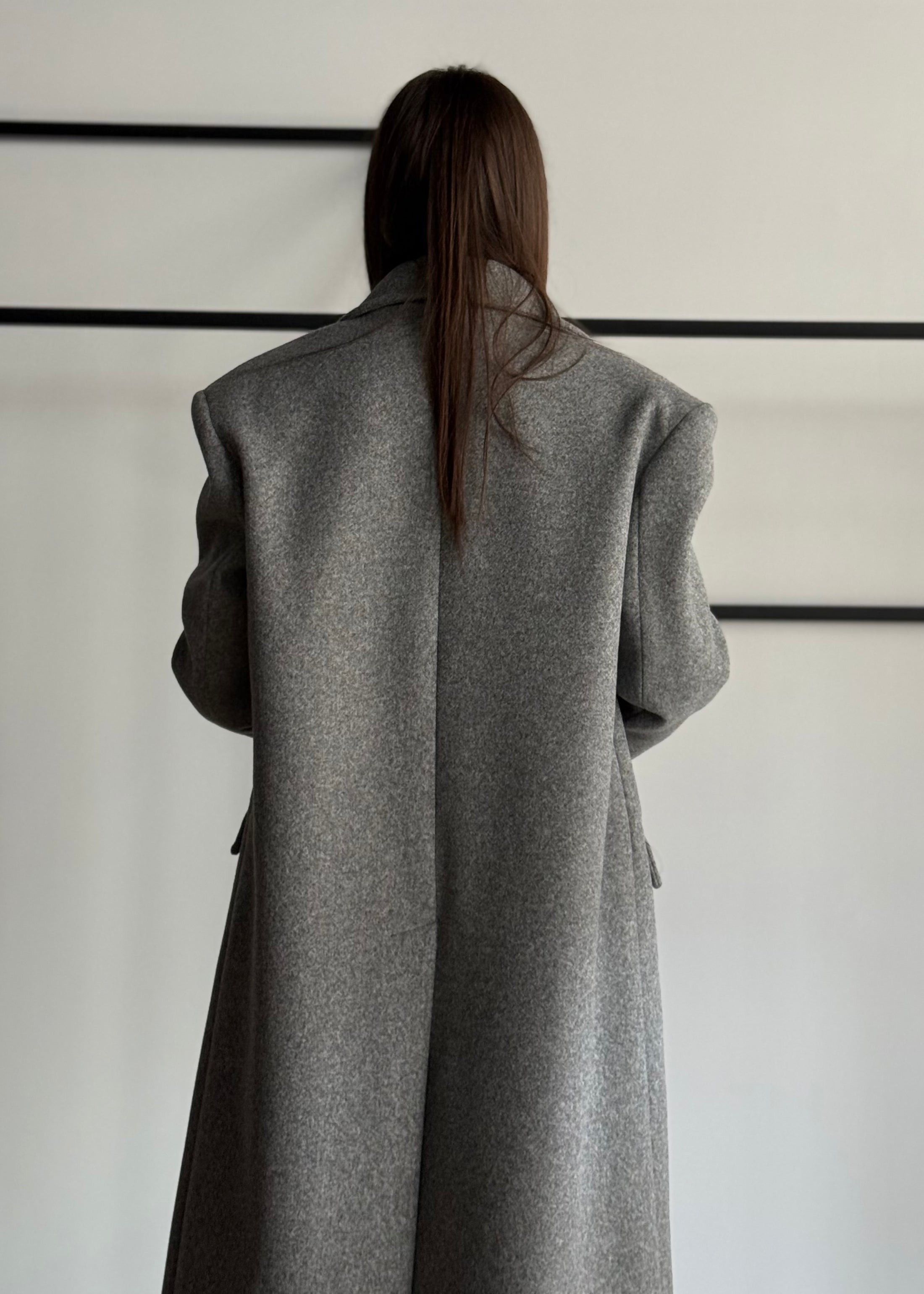 Cappotto JUSTWEST doppiopetto oversize