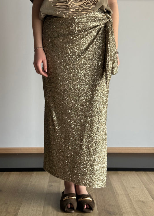 Gonna PHILIALOFT midi con paillettes