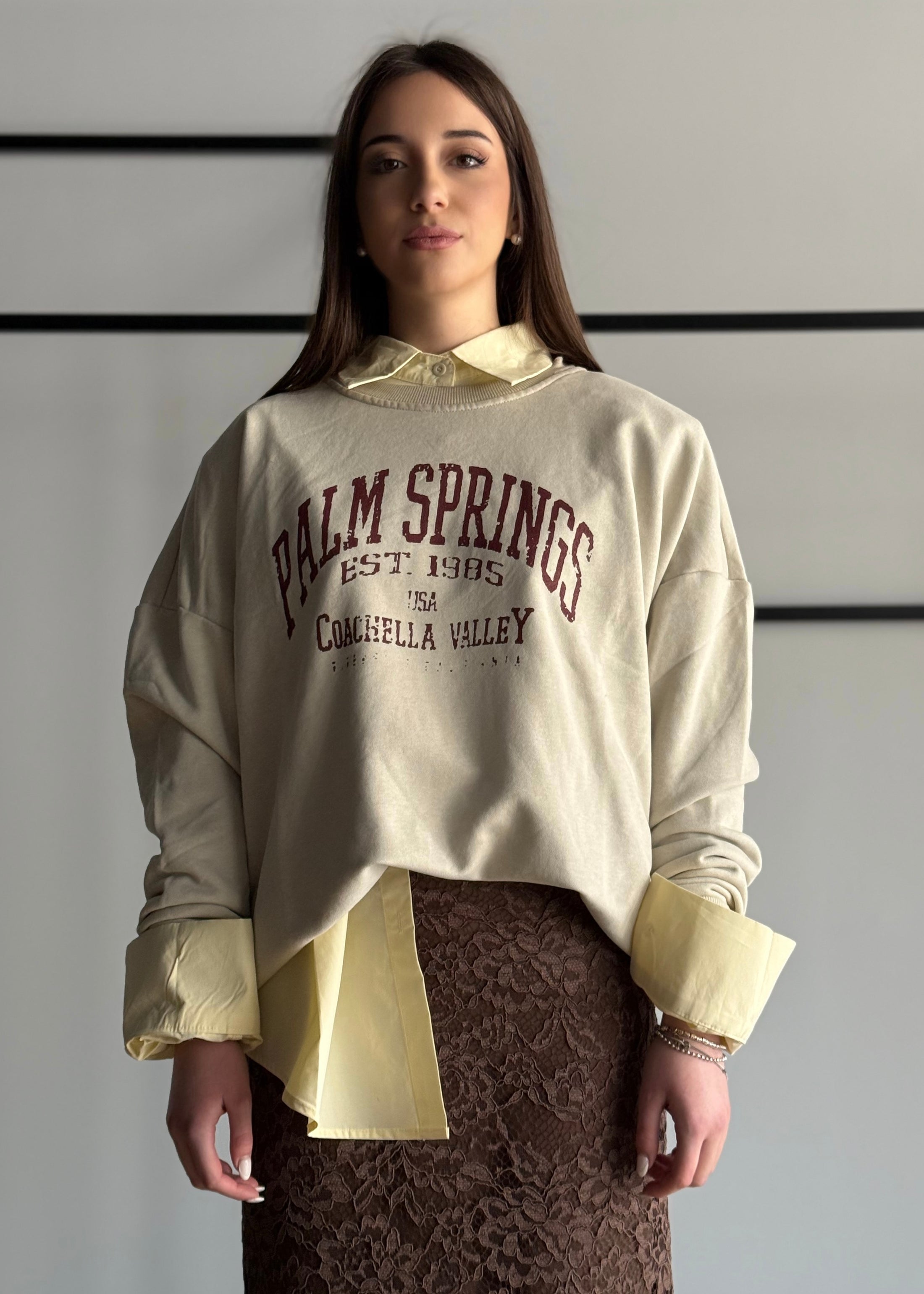 Felpa KONTATTO con stampa