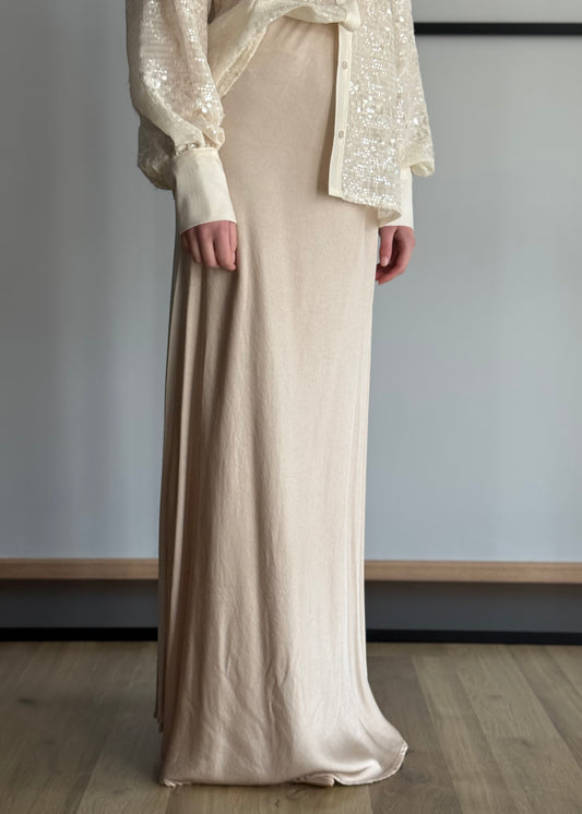 Gonna ZAHJR in satin avena