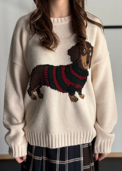 Maglia PHILIALOFT over con bassotto