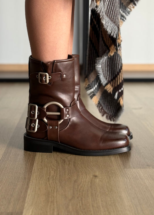 Stivaletto THEVICE biker con fibbie