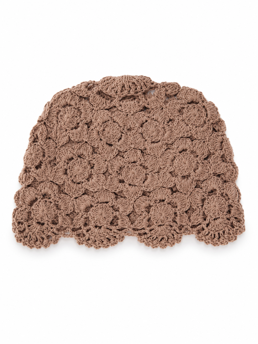 Cappello Crochet Tortora Artigianale
