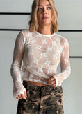 Carica l'immagine nel visualizzatore della galleria, Maglia latte in pizzo - ZAHJR
