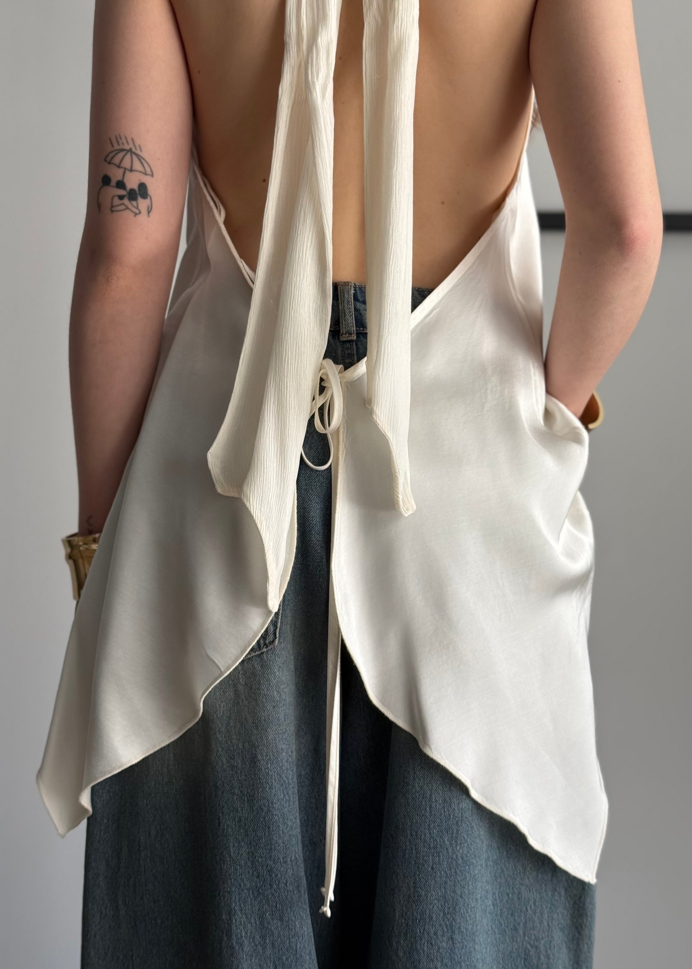 Top halter THEVICE panna