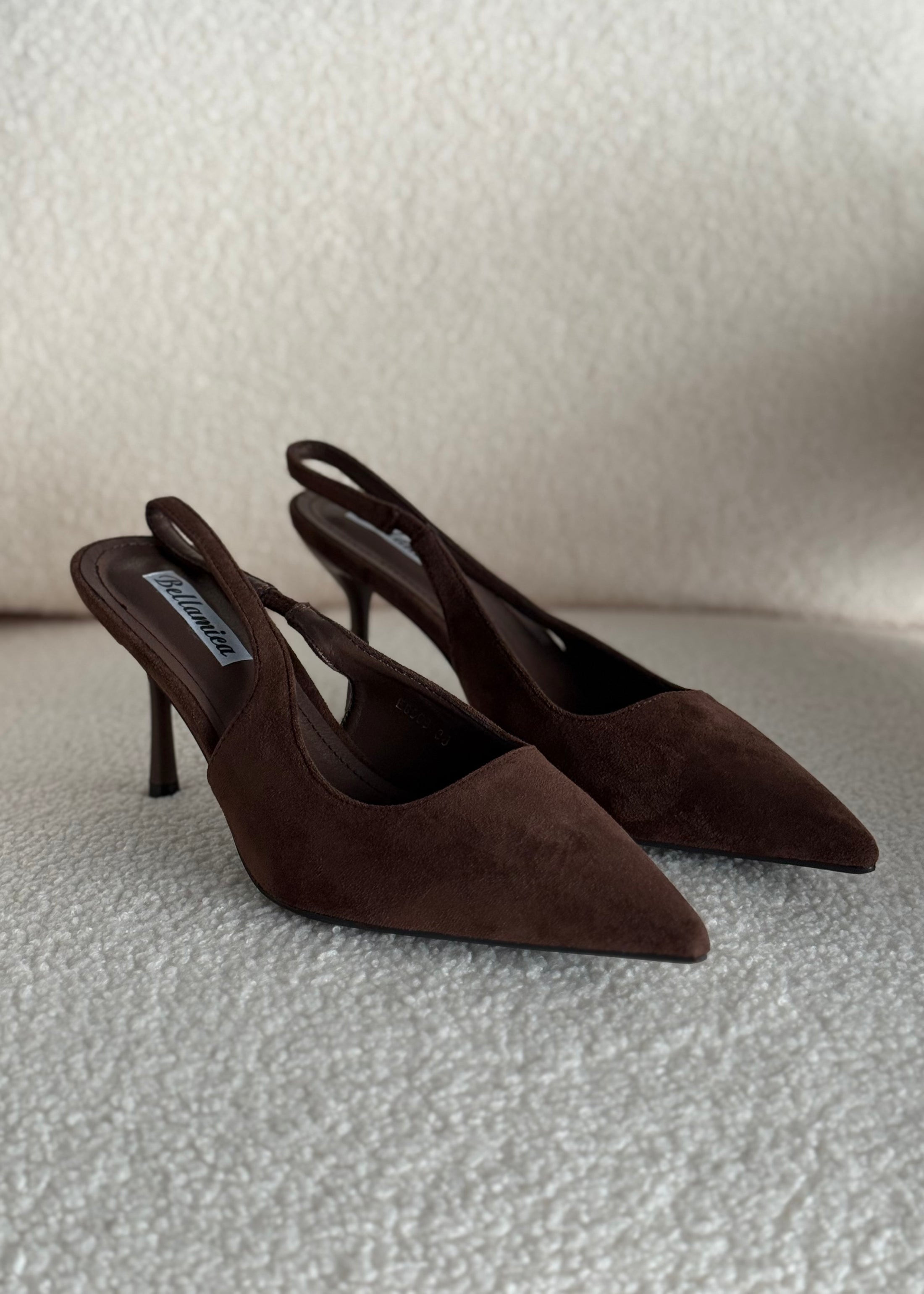 Décolleté Slingback THEVICE in suede moro
