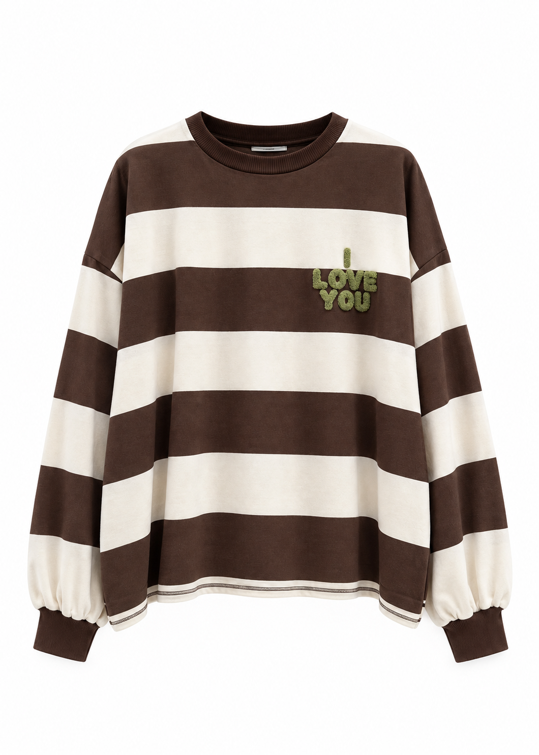 T-shirt manica lunga rigata - ZAHJR