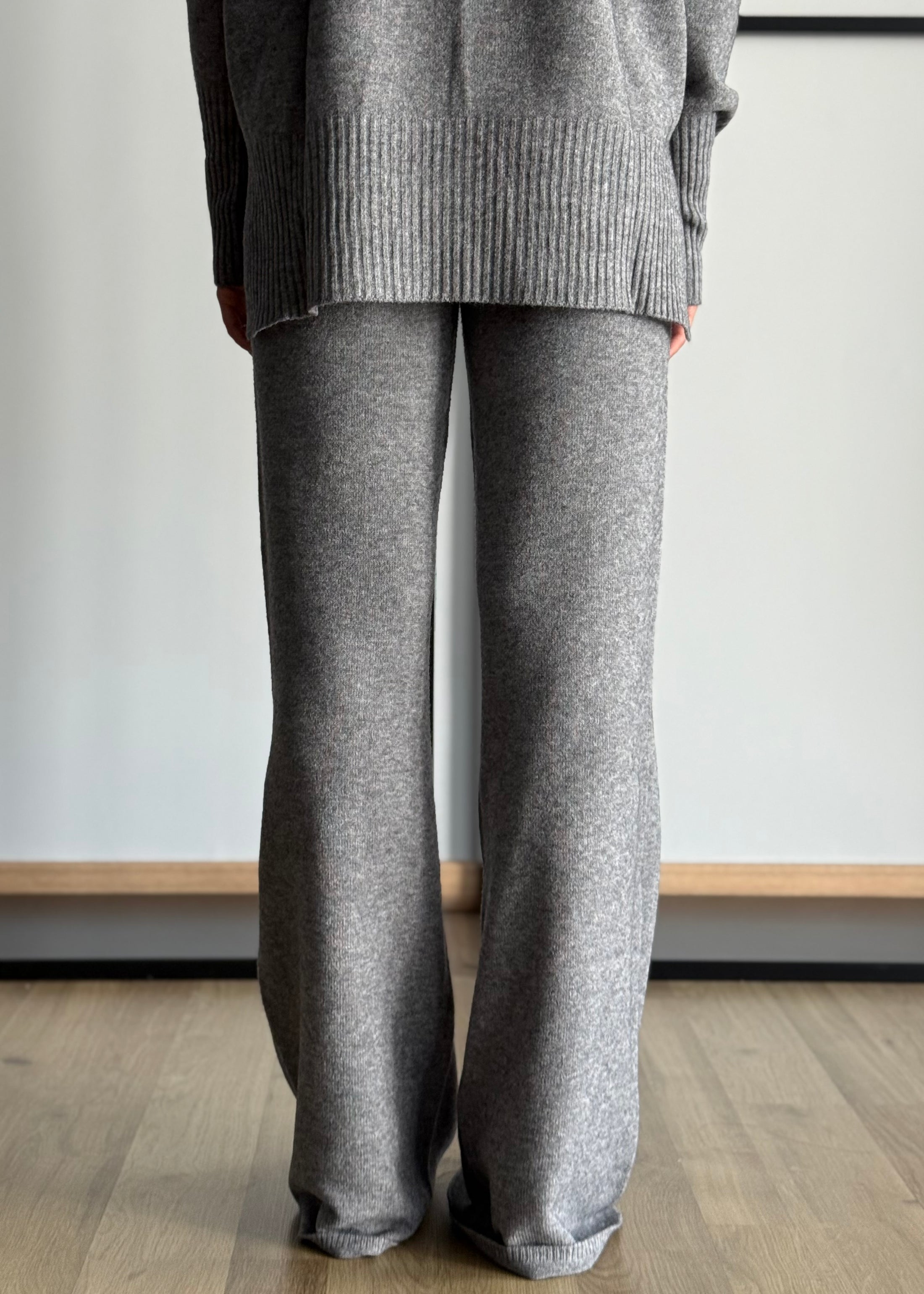 Pantaloni in viscosa a palazzo -KONTATTO