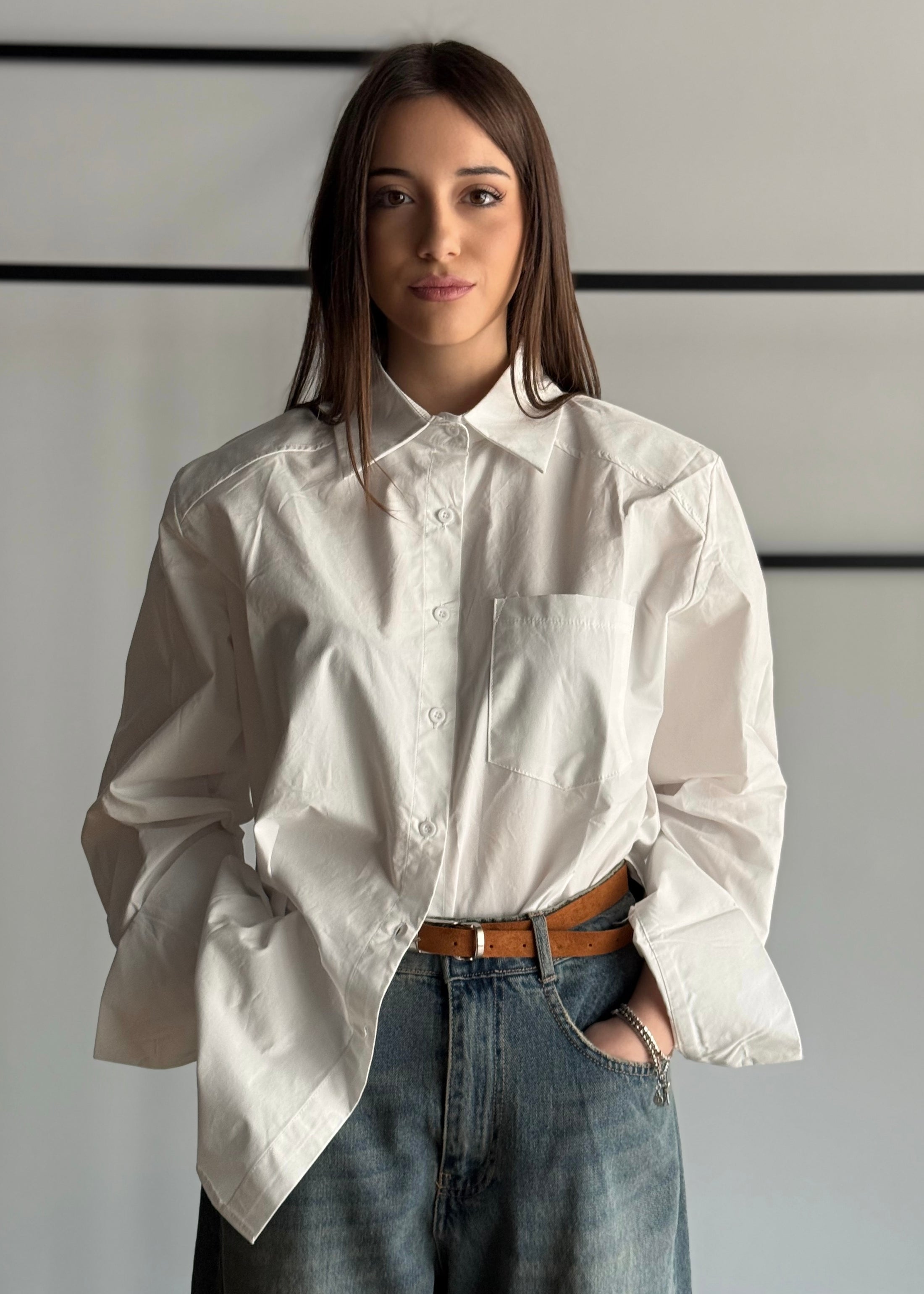 Camicia THEVICE over bianca