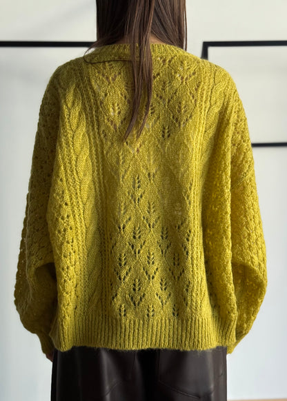 Cardigan in mohair -KONTATTO