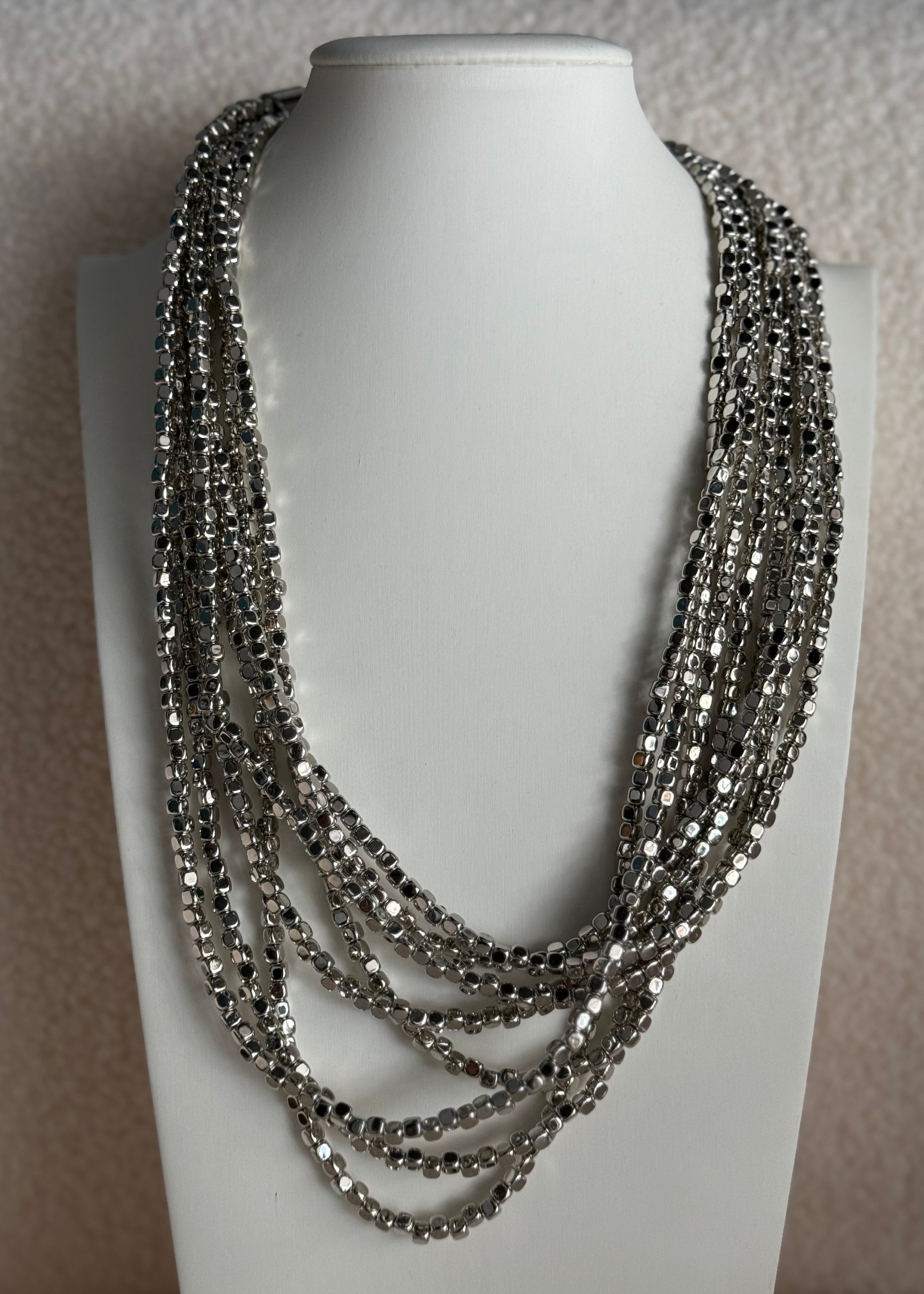 Collana THEVICE multistrato argento