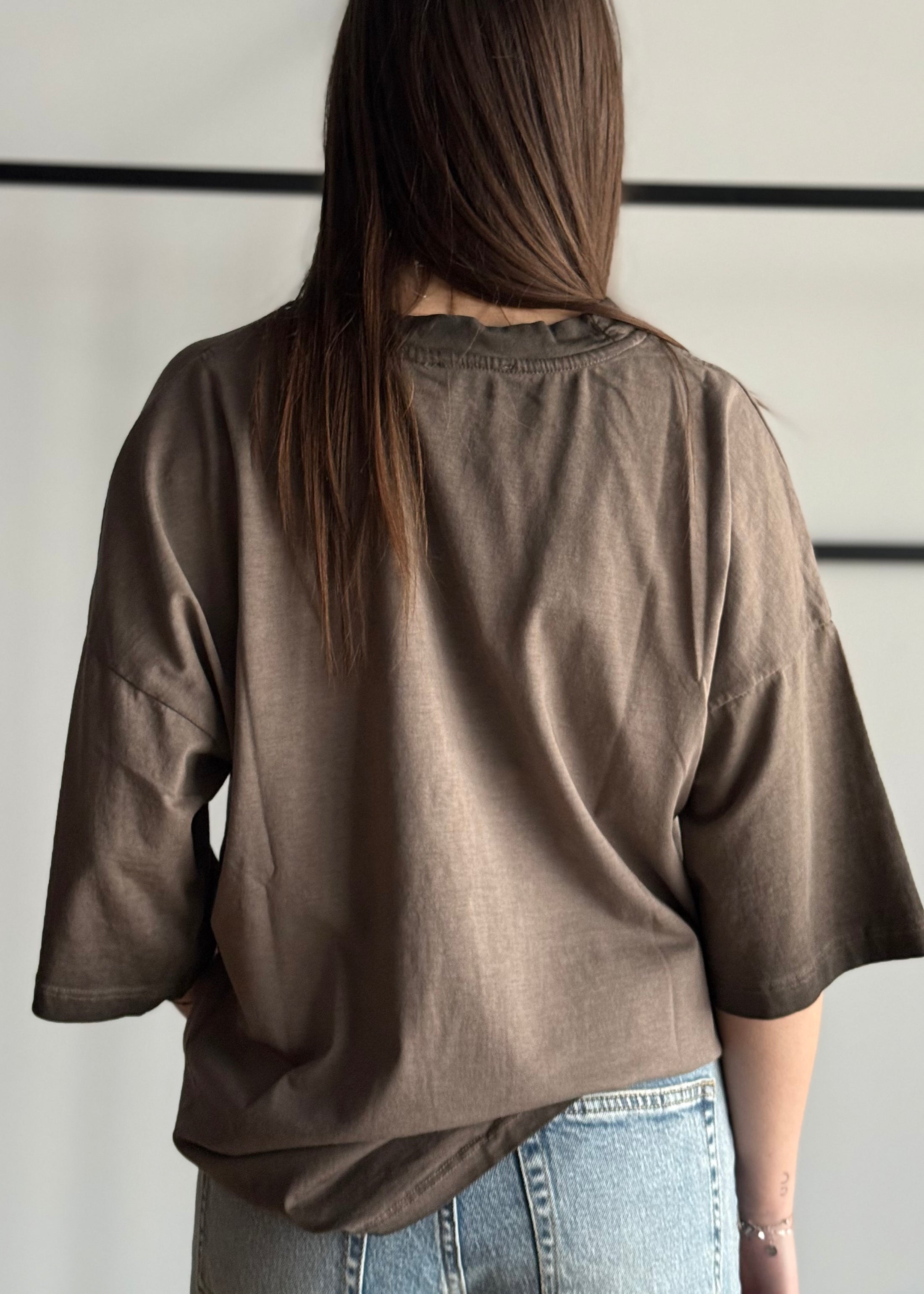 T-shirt KONTATTO con stampa vintage