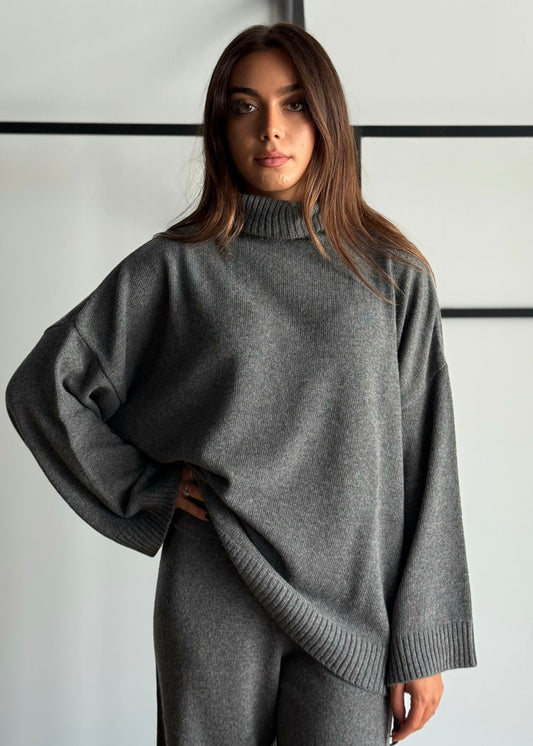 Maglia dolcevita oversize -KONTATTO