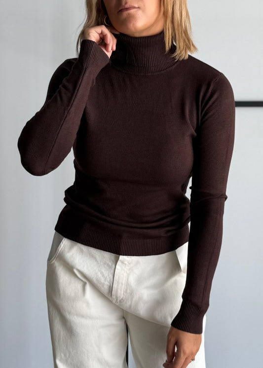 Dolcevita in maglia moro - ZAHJR