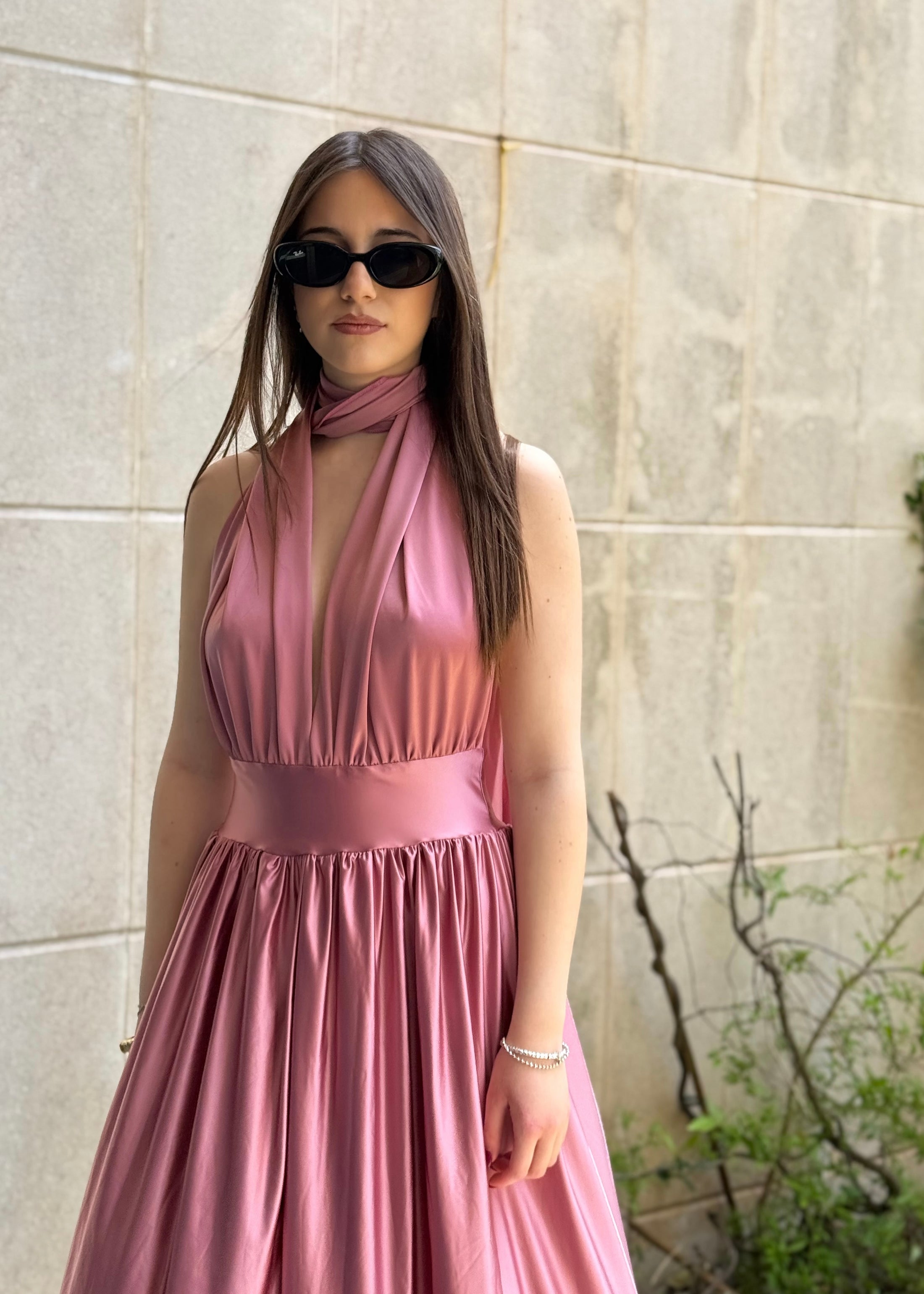 Abito trasformabile MISSUNIKE rosa malva
