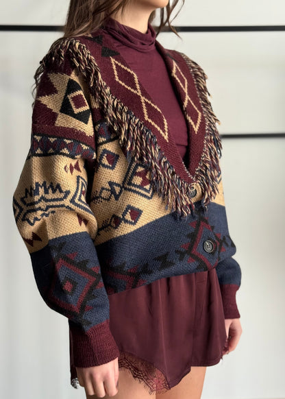 Cardigan ZAHJR jacquard