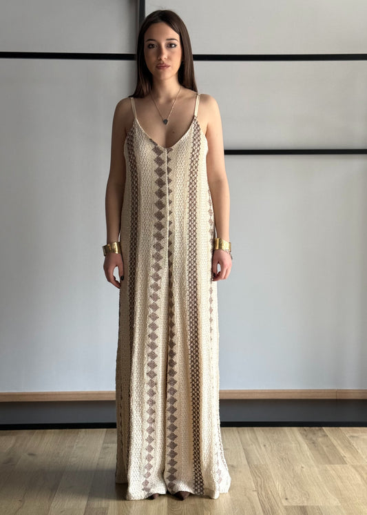 Tuta lunga PHILIALOFT crochet