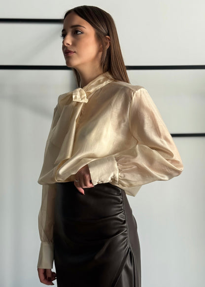 Camicia con fiocco -ZAHJR