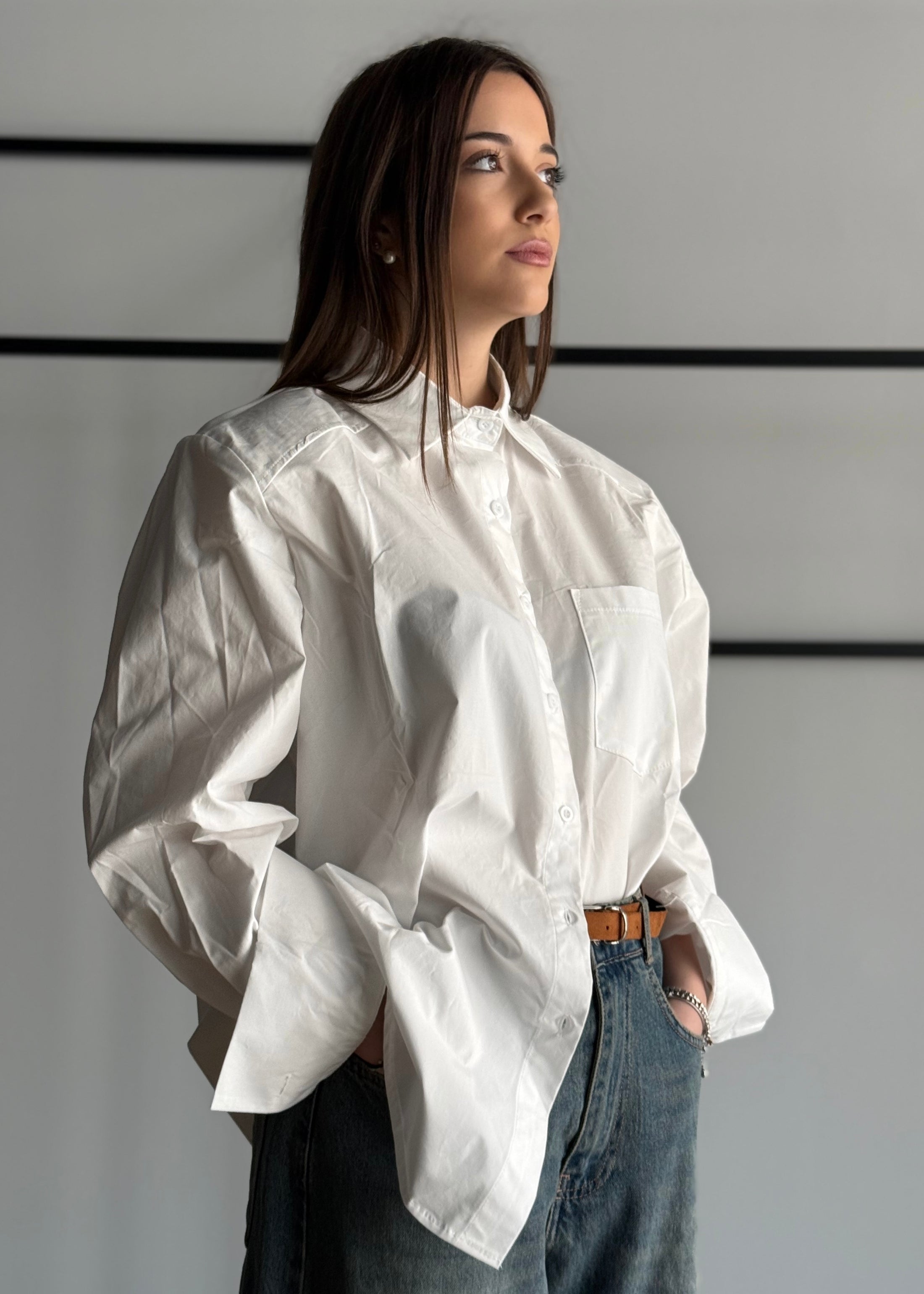 Camicia THEVICE over bianca
