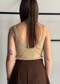 Carica l'immagine nel visualizzatore della galleria, Top KONTATTO a coste lino
