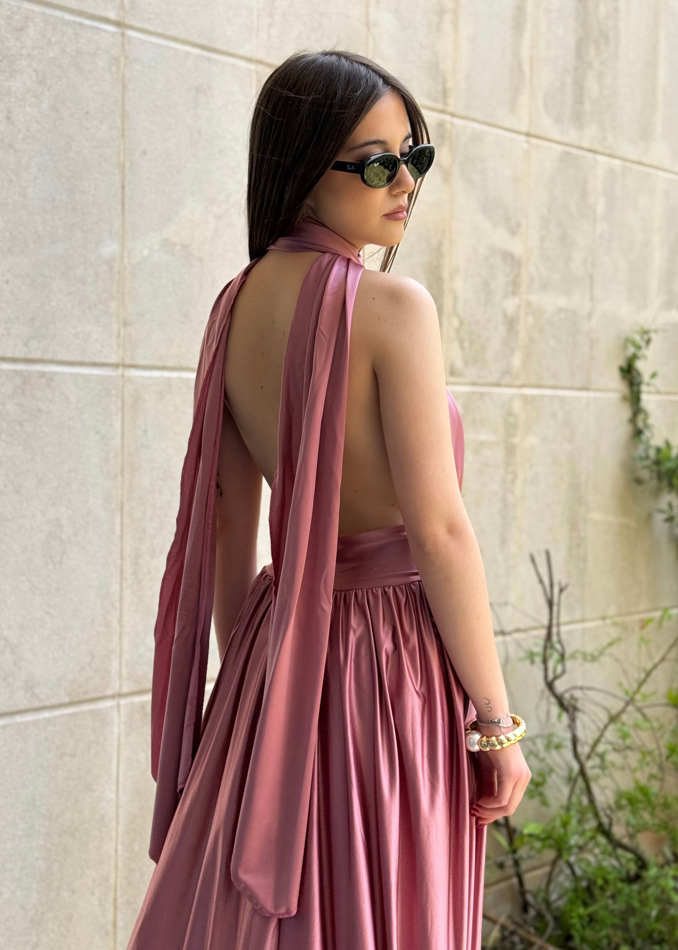Abito trasformabile MISSUNIKE rosa malva