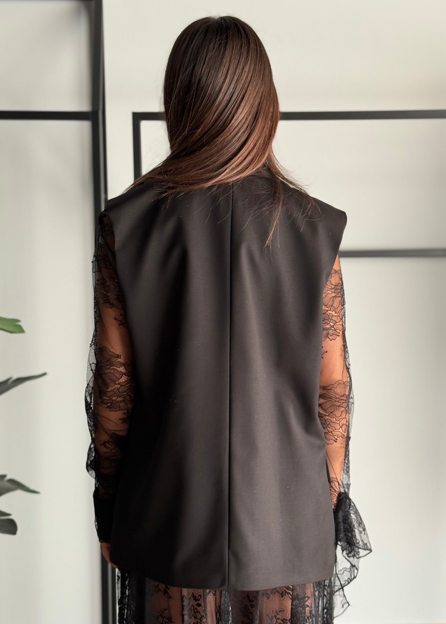 Gilet doppiopetto con revers -ZAHJR