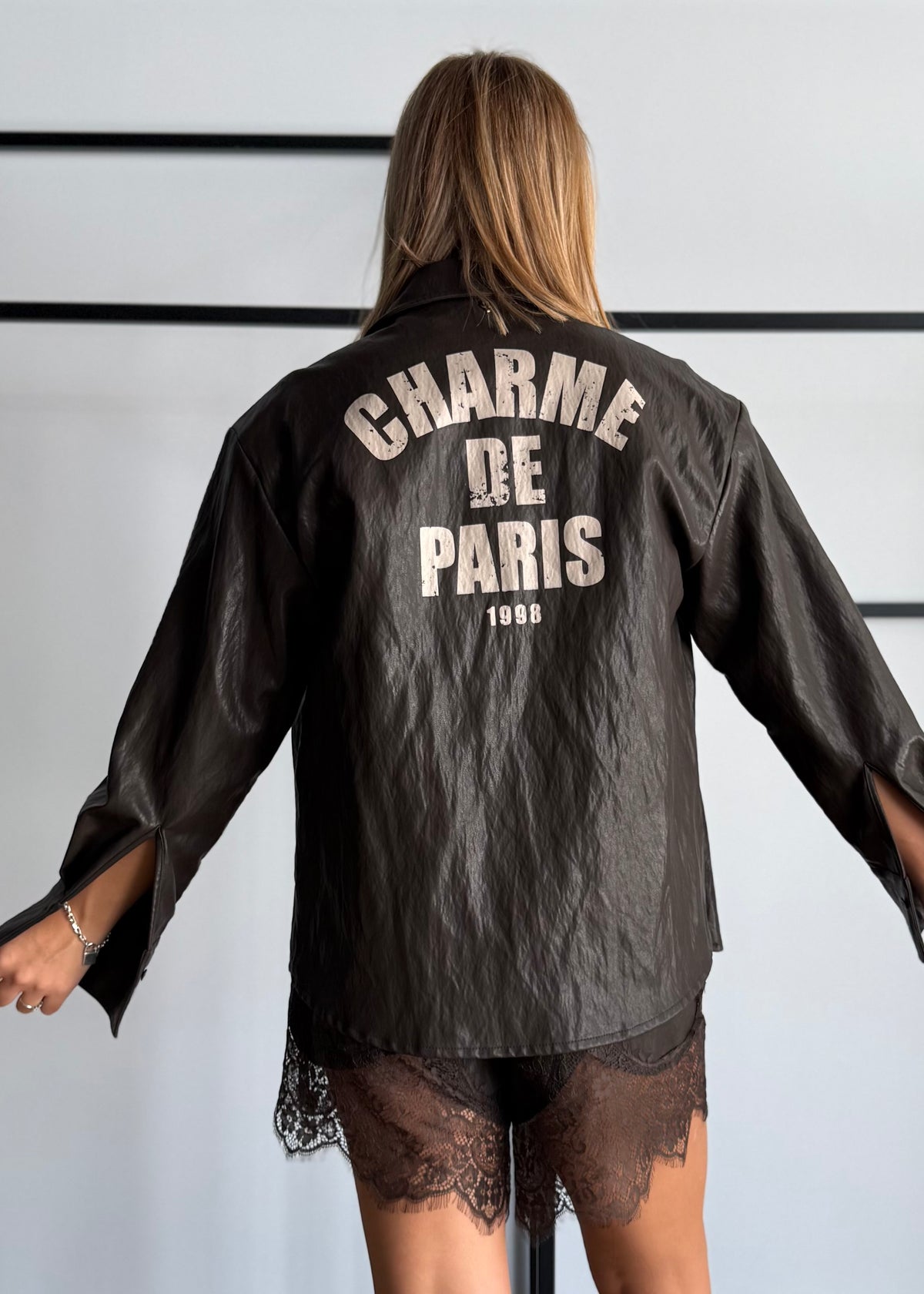 Camicia effetto pelle “Charme de Paris” - PHILIALOFT