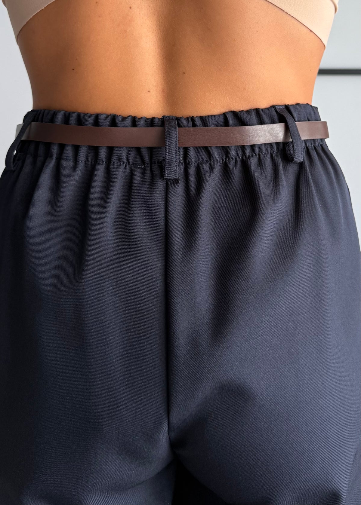 Pantalone blu a palazzo - ZAHJR