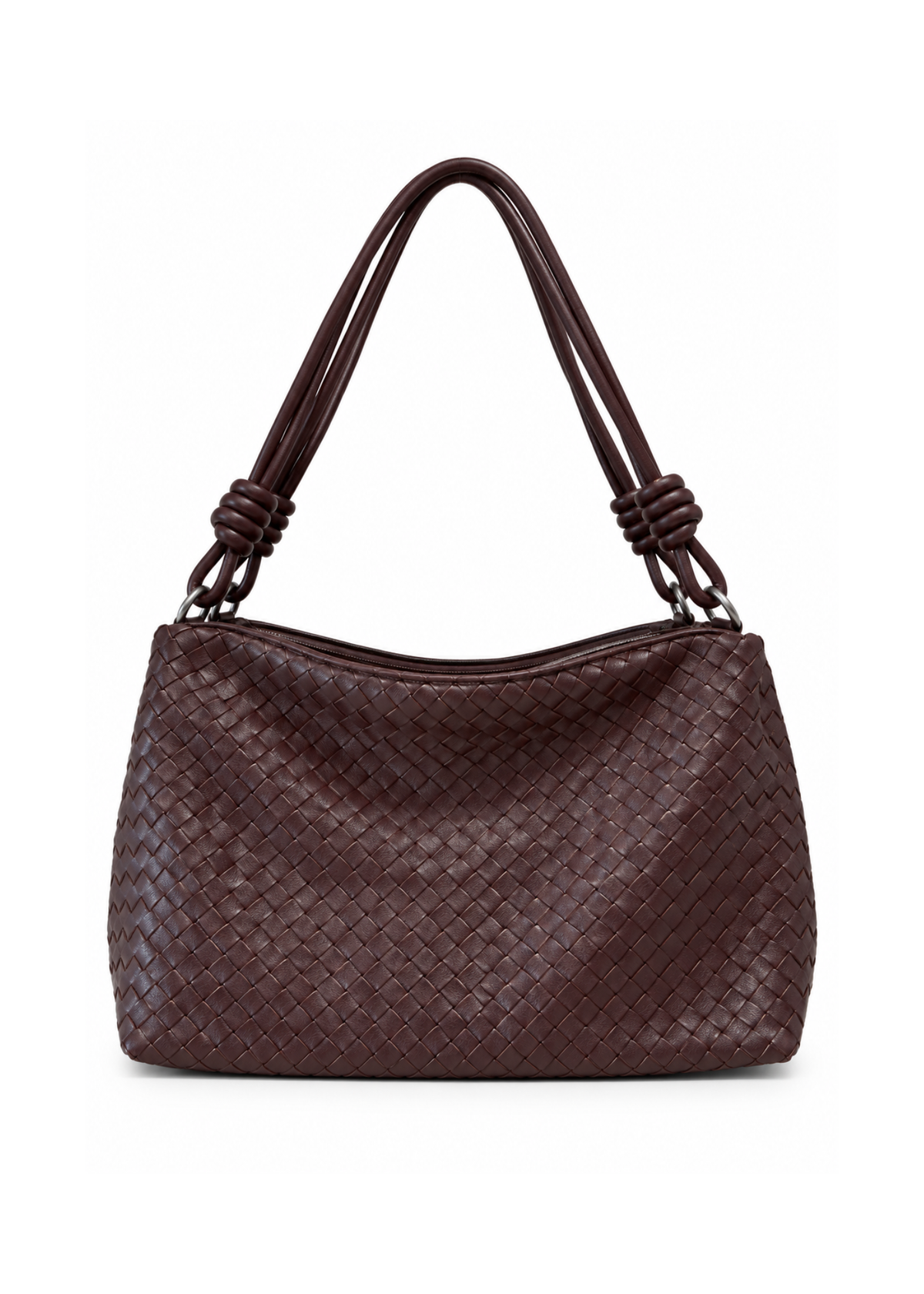 Borsa intrecciata vino con tracolla