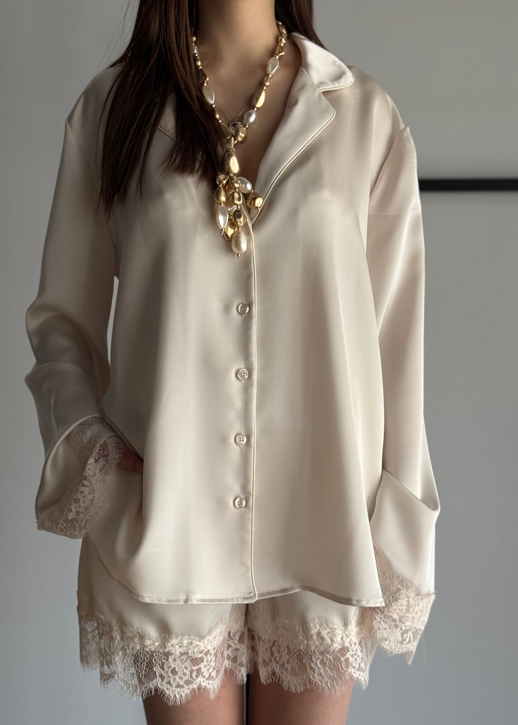 Camicia PHILIALOFT con pizzo