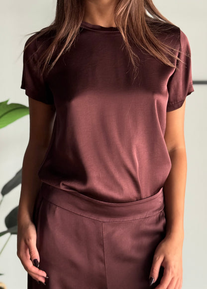 T-shirt basic in viscosa -ZAHJR