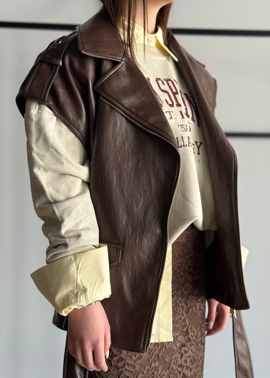 Gilet biker ZAHJR moro