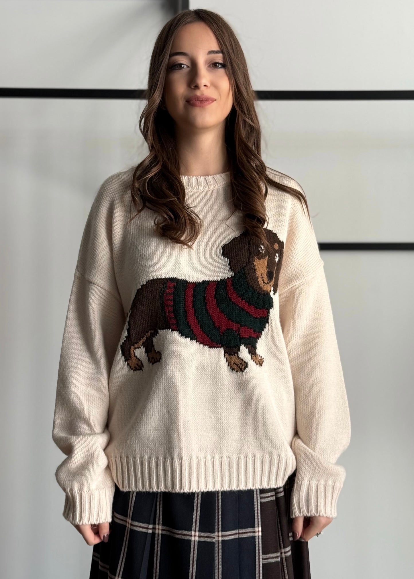 Maglia PHILIALOFT over con bassotto