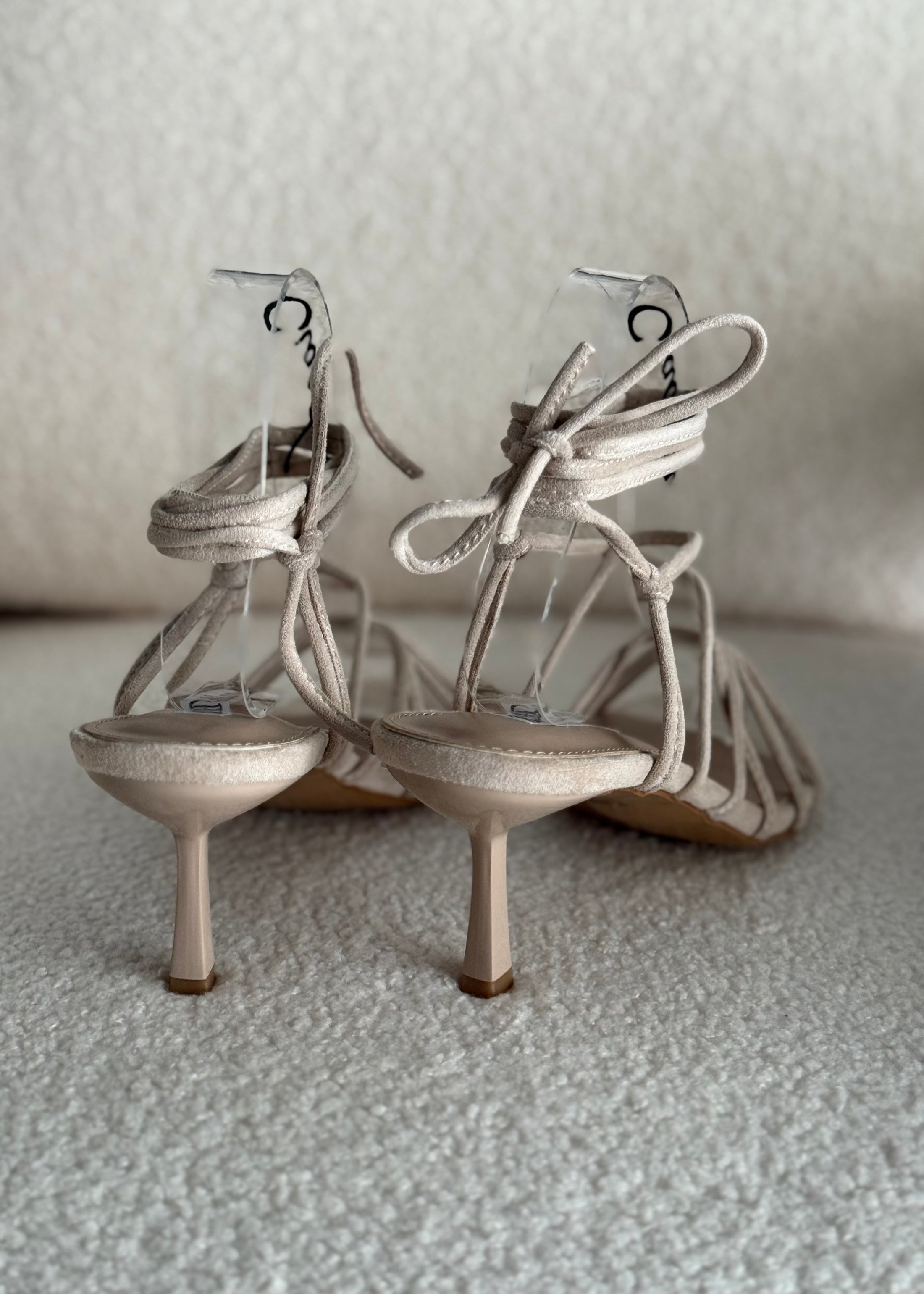 Sandali lace-up THEVICE beige