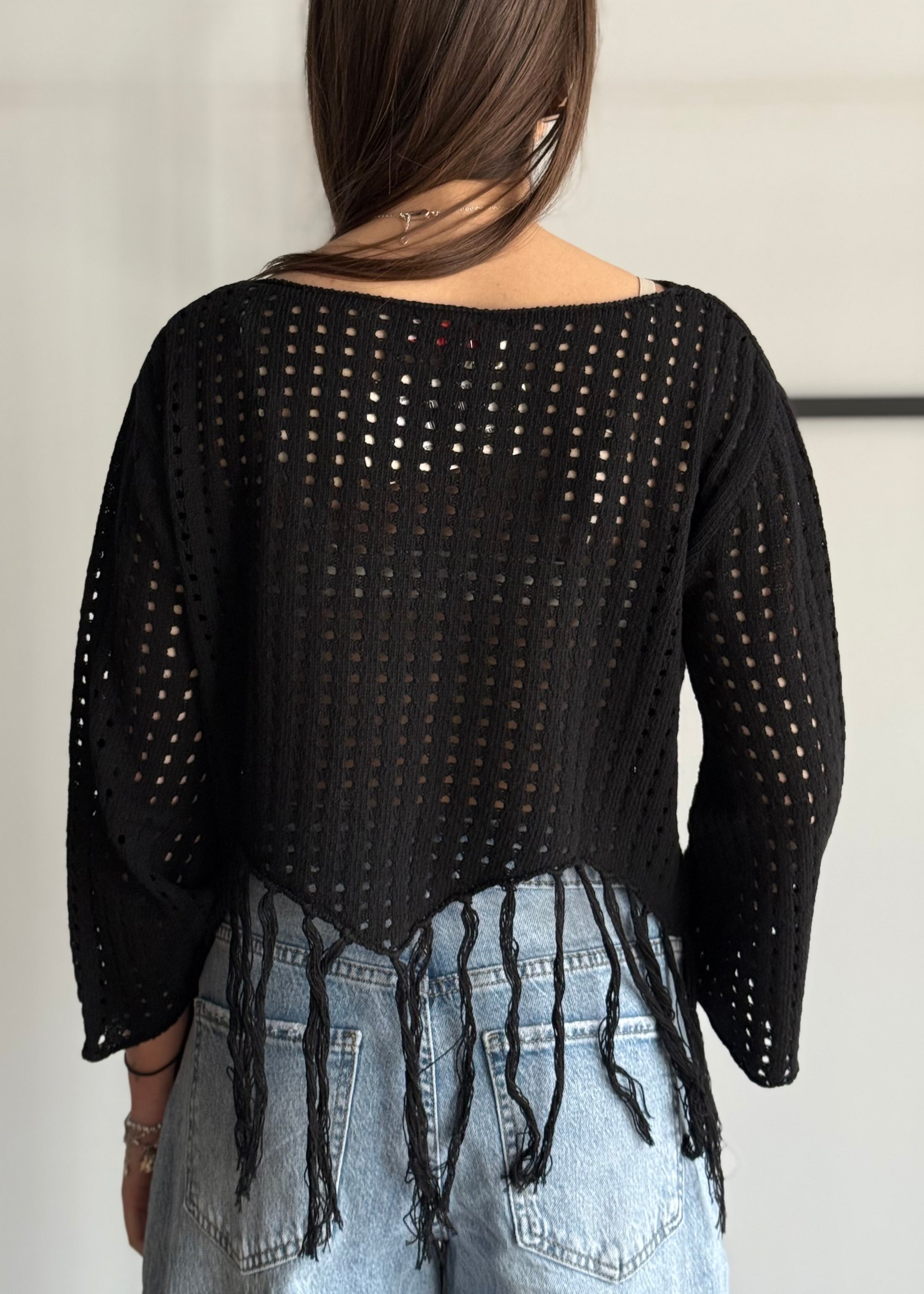 Maglia KONTATTO con frange