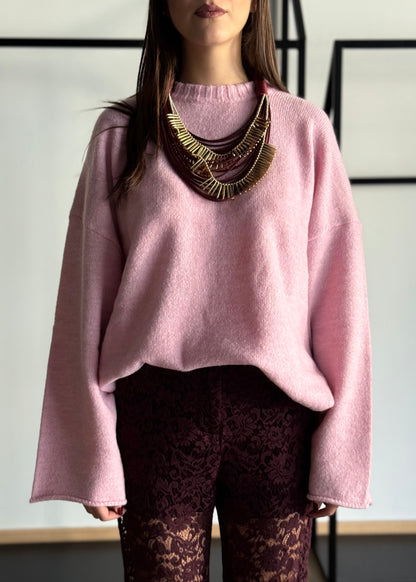 Maglia over in misto lana -KONTATTO