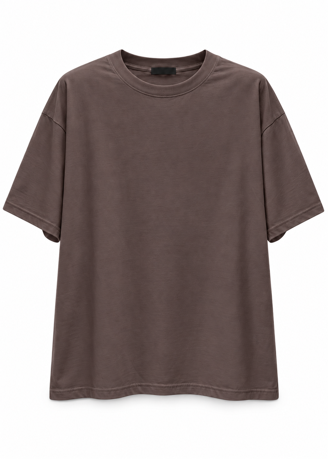 T-shirt over moro con spallina imbottita