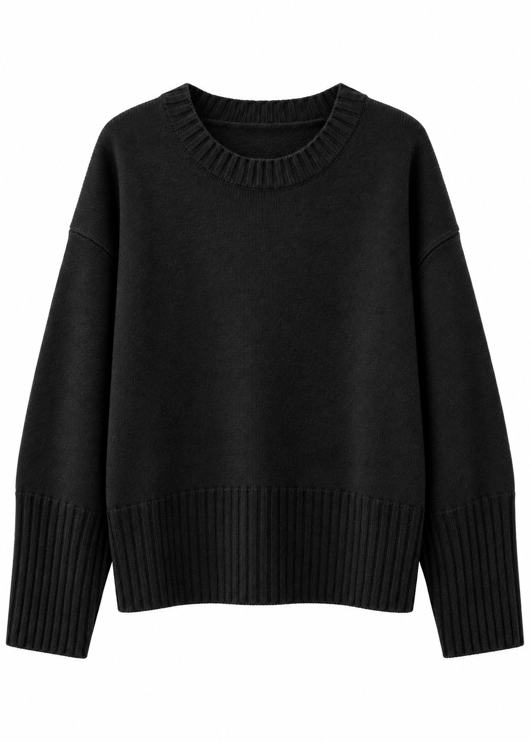 Maglia nero 100% lana - ZAHJR