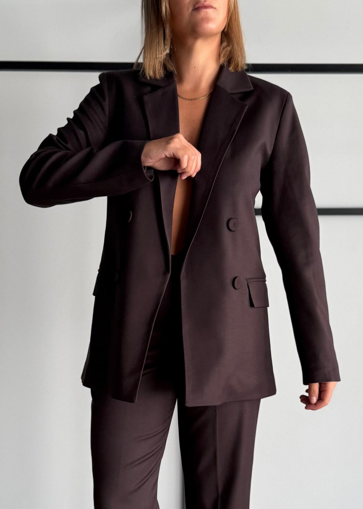 Blazer moro doppiopetto sartoriale - ZAHJR
