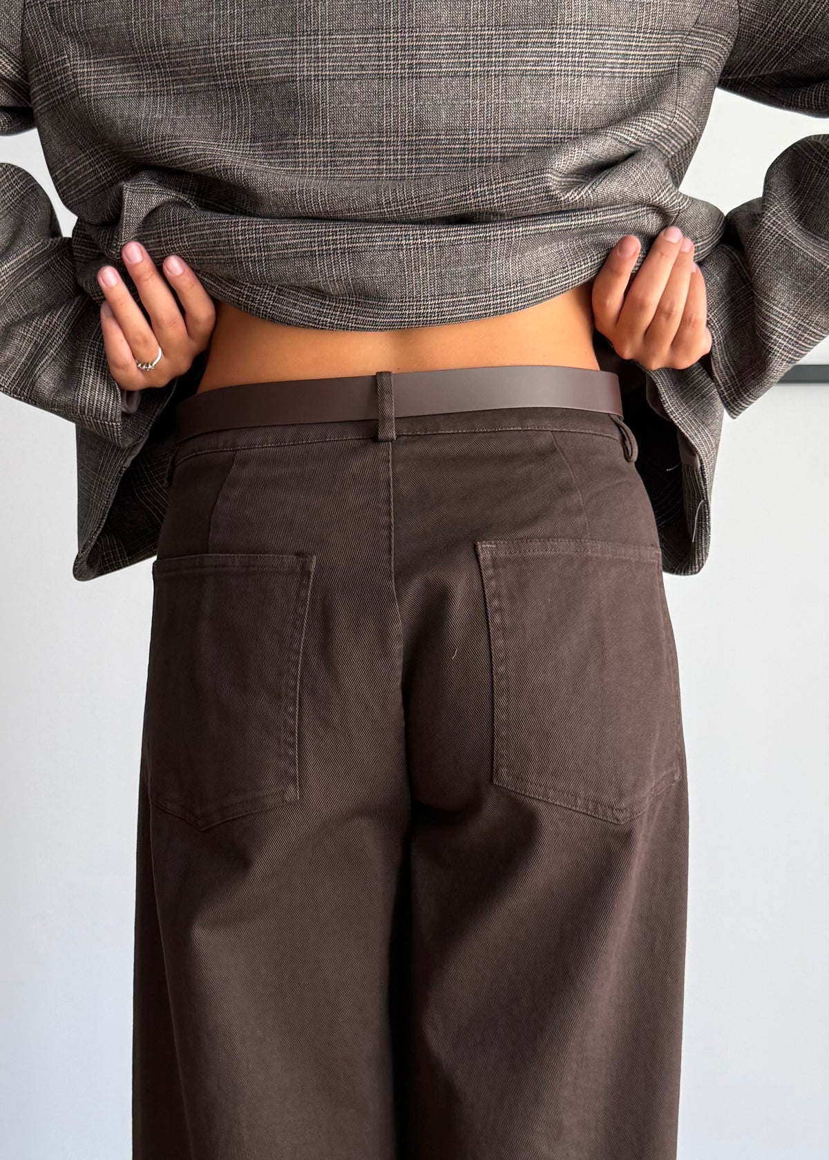 Jeans moro barrel con cintura - ZAHJR