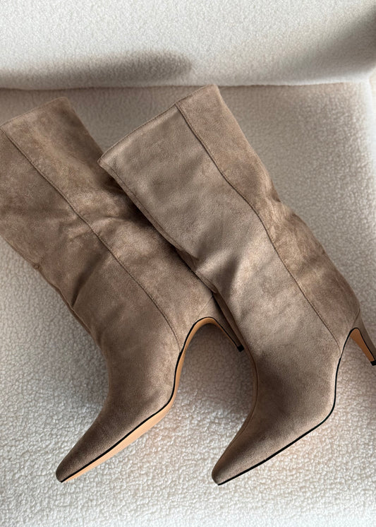 Stivale THEVICE in suede taupe