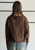Carica l'immagine nel visualizzatore della galleria, Maglia ZAHJR traforata moro
