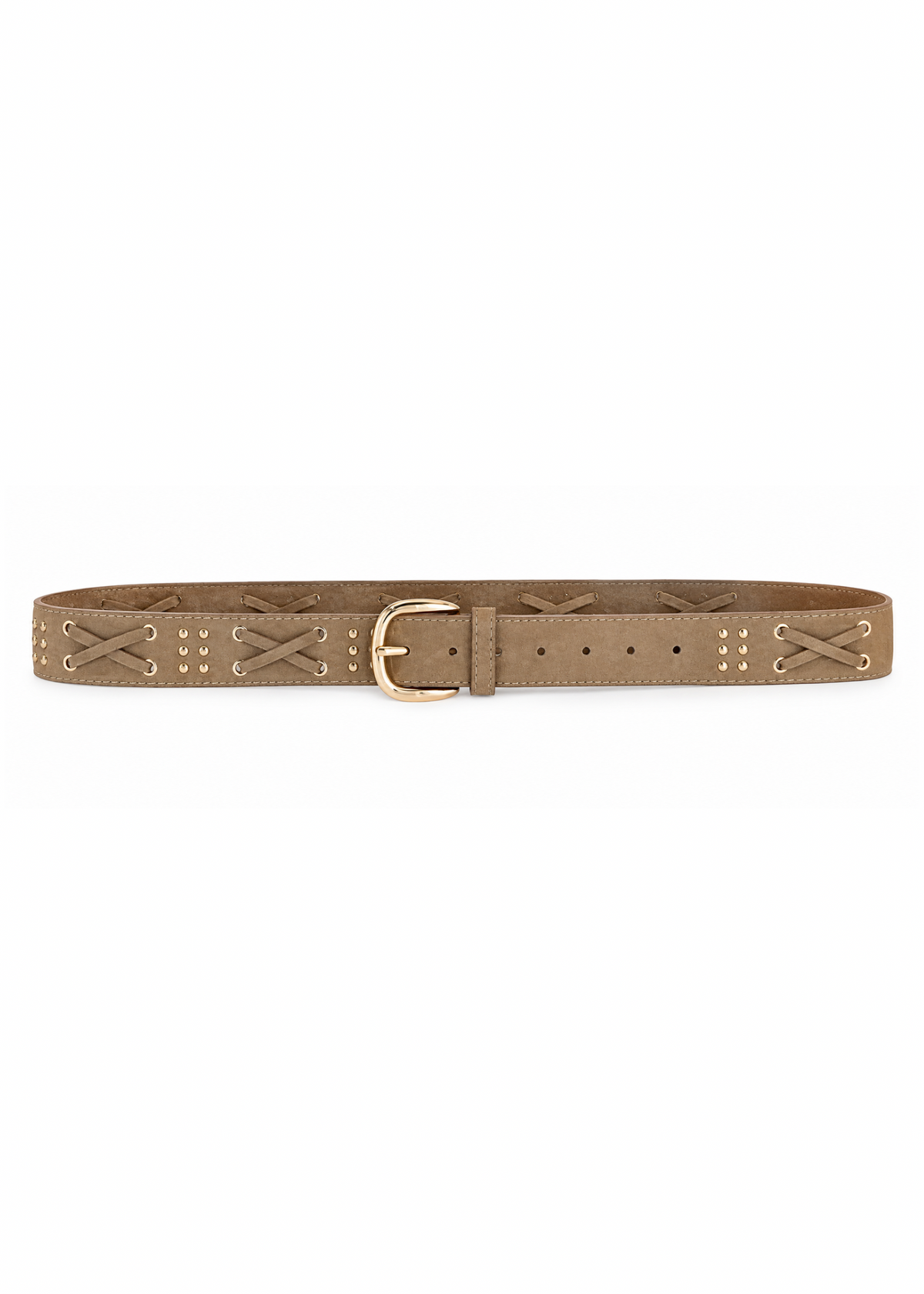 Cintura suede lace taupe