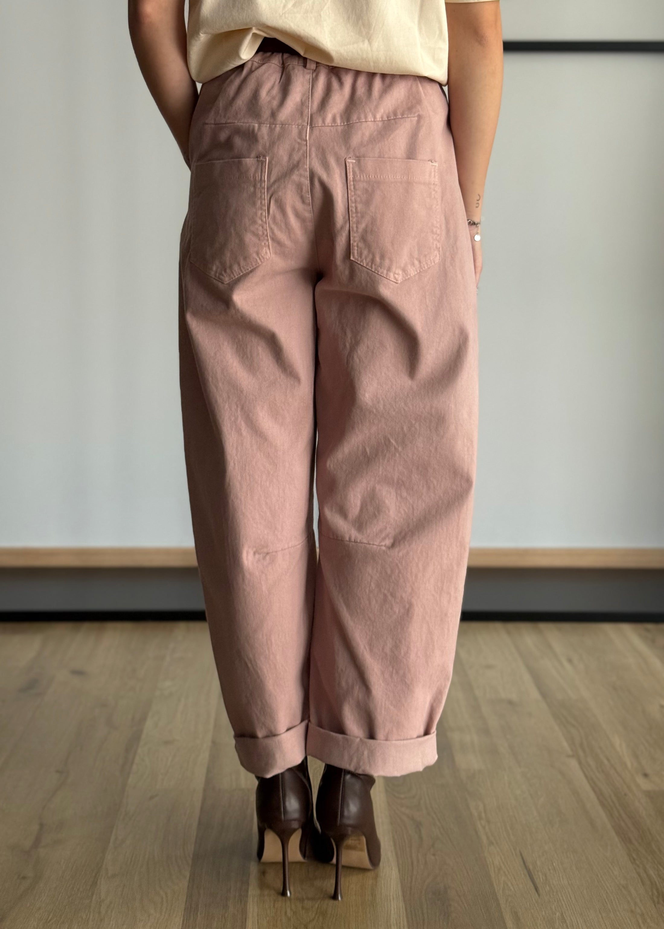 Pantalone balloon con cintura -ZAHJR
