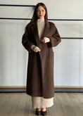 Carica l'immagine nel visualizzatore della galleria, Cappotto E-WOMAN con cintura
