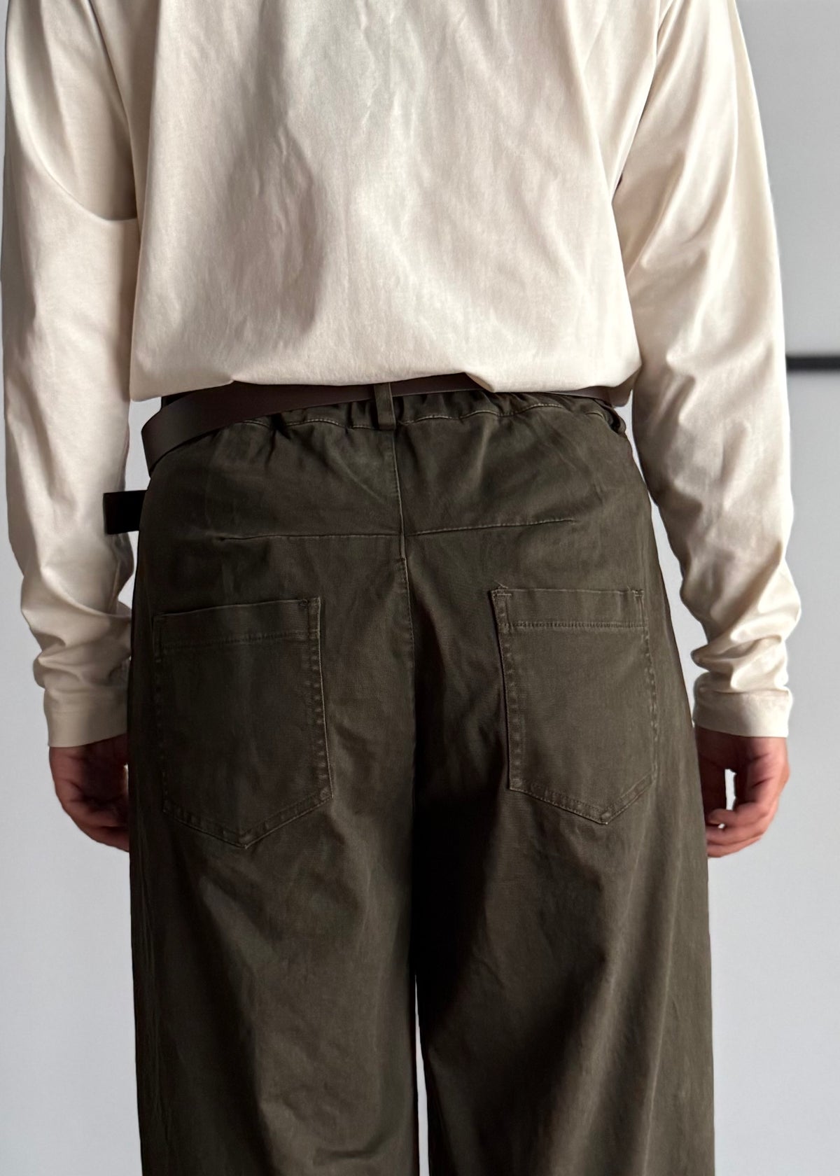 Pantalone militare balloon con cintura - ZAHJR