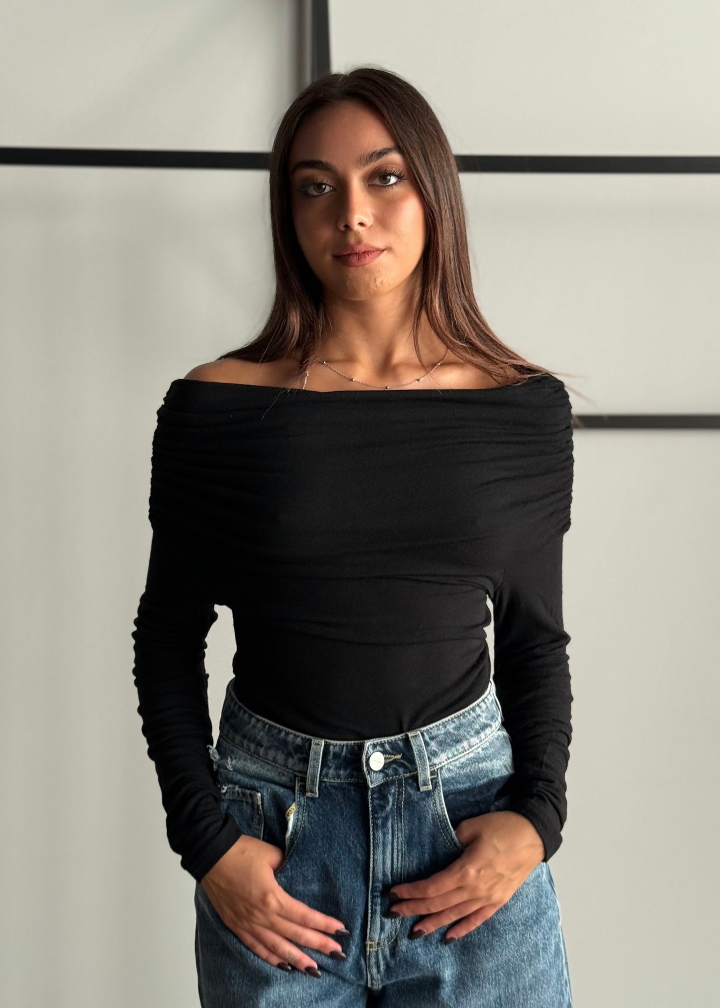 Maglia shiffer in misto lana -ZAHJR